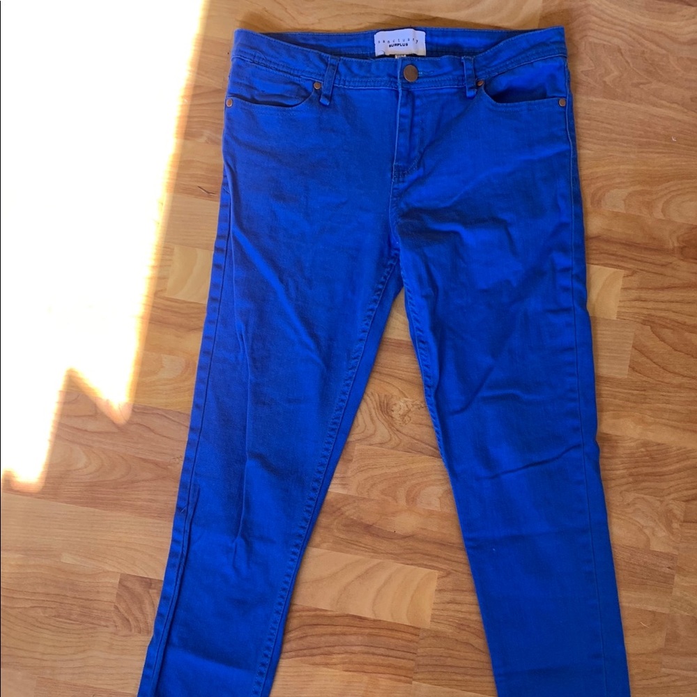 Sanctuary surplus bright blue skinny jeans
